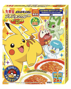 JP MARUMIYA Pokemon Instant Curry Pork & Vegetable Flav. 120g | 丸美屋 宝可梦速食咖喱 猪肉蔬菜味 120g