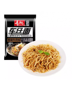 ST Instant Noodle Spicy Beef Flavor 205g | 寿桃 车仔面 香辣牛肉味 205g