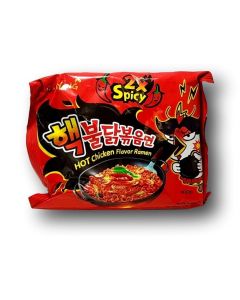 KR Samyang Hot Chicken Flavor Ramen 2X Spicy 140g | 韩国三养 辣鸡面 (超辣) 140g