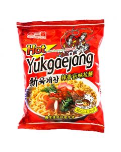 KR Samyang Instant Noodle Yukgaejang hot mushroom 120g | 韩国三养 辣香菇味拉面120g 