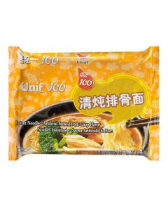 Unif pork chop instant noodles 105g | 统一 清炖排骨面 105g