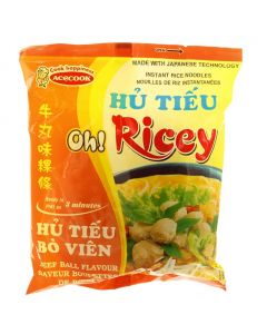 Instant Rice Noodle Beef Ball 70g | OR 米粉 牛肉丸味 70g