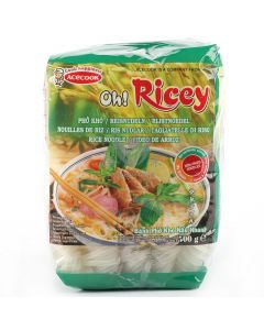 Acecook Oh Ricey Rice Noodle (Pho kho) 18x500g | Oh Ricey 越南米粉 宽 18x500g