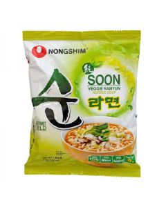 Nongshim Instant Noodle Soon Veggie 112g | 农心 蔬菜 素面 112g