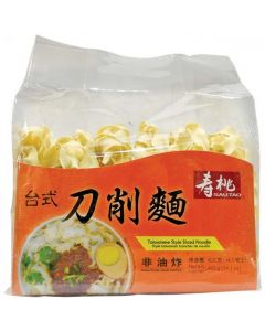 Shoutao Taiwanese style sliced noodle 400g | 寿桃 台式 刀削面 400g