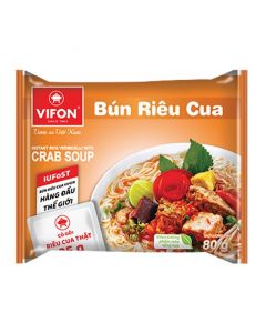 VIFON Instant Noodle Crab Bun Rieu Cua 80g | VIFON 即食面 蟹味 80g