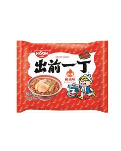 HK Nissin Demae Ramen with Spicy Sesame Oil 100g | 出前一丁 包装面 香辣麻油味 100g