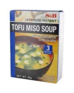 S&B Instant Tofu Miso Soup 30g | S&B 豆腐味增汤 30g