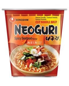 NONGSHIM Instant Cup Noodle Neoguri Spicy 62g | 农心 海鲜面杯面 辣 62g