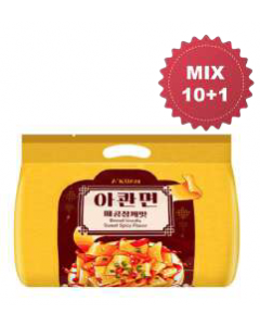 BAIJIA Red Oil Pasta Red Oil Sweet And Spicy Flavor 4P 460g | 白家阿宽 韩版 红油面皮 红油甜辣味四连包 460g
