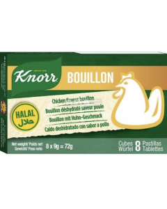 KNORR Bouillon Cubes Chicken Flav. 72g | 家乐 浓汤宝 鸡肉味 72g