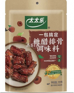 TTL Seasoning Pork Rib Sweet & Sour 100g | 太太乐 糖醋排骨调味料 100g
