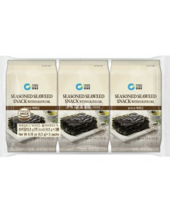 KR CHUNG JUNG ONE Seaweed Snack With Olive Oil 13.5g | 清净园 橄榄油海苔 13.5g