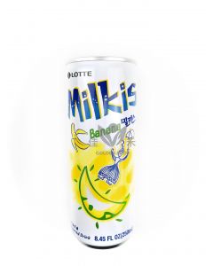 LOTTE Milkis Soft Drink Banana 250ml | 乐天 苏打饮料 香蕉味 250ml
