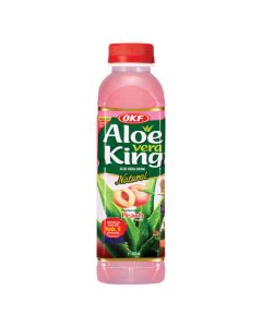 OKF Aloe Vera Drink Peach 500ml | OKF 桃子饮料 500ml