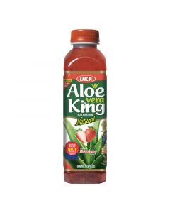 OKF Aloe Vera Drink Strawberry 500ml | OKF 草莓饮料 500ml