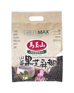 TW Greenmax Cereal Yam & Black Sesame 12*30g | 马玉山 山药黑芝麻糊 12*30g