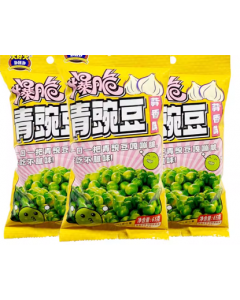 DHD Pea Snack Garlic Flavor 65g | 大好大 爆脆青豌豆 蒜香味 65g