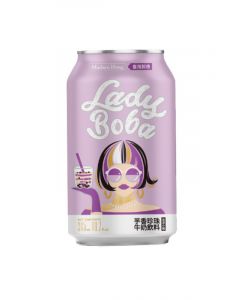 LADY BOBA Bubble Milk Tea Taro 315ml | LADY BOBA 芋香珍珠奶茶 315ml