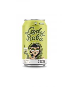 LADY BOBA Green Tea Bubble Milk Tea 315ml | LADY BOBA 绿茶珍珠奶茶 315ml