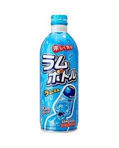 JP Sangaria Ramu Bottle Ramune Soda 500ml | 日本 Sangaria 铝罐装弹珠汽水 原味 500ml