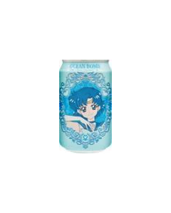 JP Ocean Bomb Sparkling Water Sailor Mercury Pear Flavor 330ml | 日本 Ocean Bomb 美少女战士气泡水 梨子味 330ml