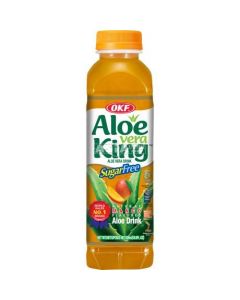 OKF Aloe Vera Drink Mango Sugar Free 500ml | OKF 芦荟饮料芒果味 无糖版 500ml