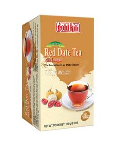 Gold KILI Instant Red Dates Tea with Longan 10*18g | 金麒麟 红枣龙眼茶 10*18g