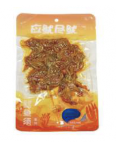 YX Sauced Squid Slices Spicy Flav. 60g | 鱿嘻 鱿鱼须 香辣味 60g