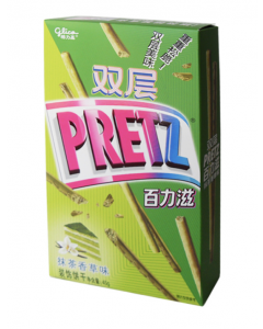 Glico Doule Pretz Matcha Vanilla Flav. 45g | 格力高 双层百力滋 抹茶香草味 45g