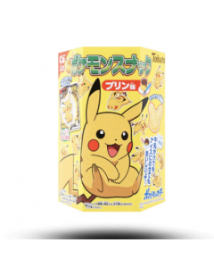 JP TOHATO Pokemon Snack Pudding Flav. 23g | 日本 TOHATO 皮卡丘栗米星星饼干 布丁味 23g