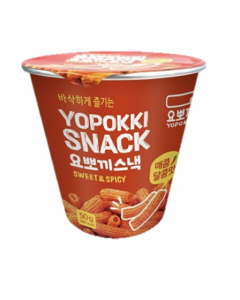 Yopokki Snack Sweet & Spicy Flav. 50g | Yopokki 年糕脆条 甜辣味 50g