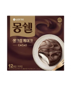 Lotte Moncher Cacao Cake 12 packs 408g | 乐天 可可蛋糕 12包 408g
