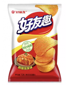 ORION Fried Chips Kimchi Flav. 70g | 好丽友 好友趣 韩国泡菜味 70g