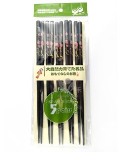 Japanese Chopsticks Black | 黑色梅花漆筷