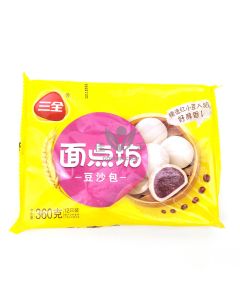 SQ Sweet Bean Paste Bun 360g | 三全 豆沙包 360g