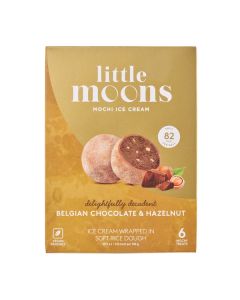 Little Moons Mochi (Belgian Chocolate Hazelnut) 192g | 小月亮 麻薯冰淇凌 (比利时巧克力榛子) 192g