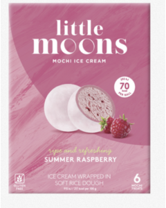 Little Moons Mochi (Raspberry) 192g | 小月亮 麻薯冰淇凌 (覆盆子) 192g