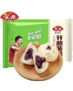 ANJOY Taro Paste Bun 360g | 安井 开心紫薯包 360g