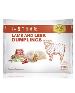 HONGS Lamb & Leek Dumplings 410g | 鸿字 羊肉大葱水饺 410g
